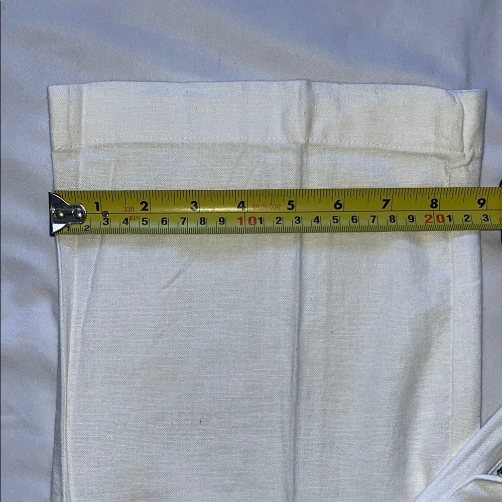 Roundtree & Yorke White Cargo Pants Utility Style - Picture 9 of 12